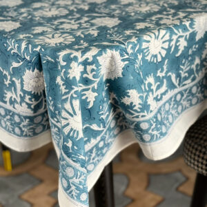 Deep Blue Table Cover 6 seater