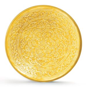 Yellow Metal Tray