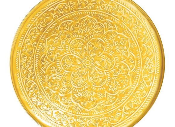 Yellow Metal Tray