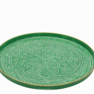 Green Metal Tray